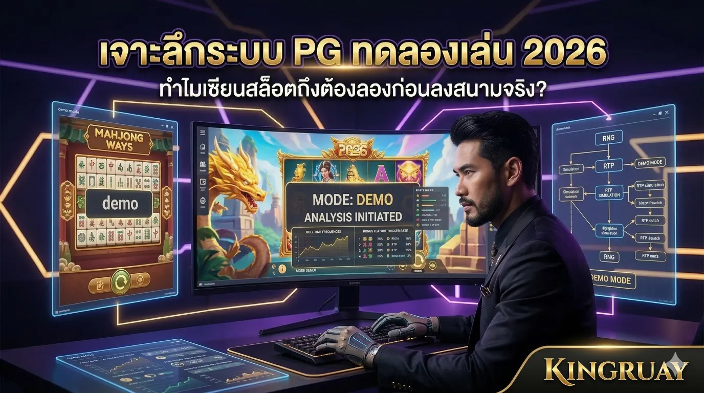 เจาะลึกระบบ pg ทดลองเล่น 2026 ทำไมเซียนสล็อตถึงต้องลองก่อนลงสนามจริง?